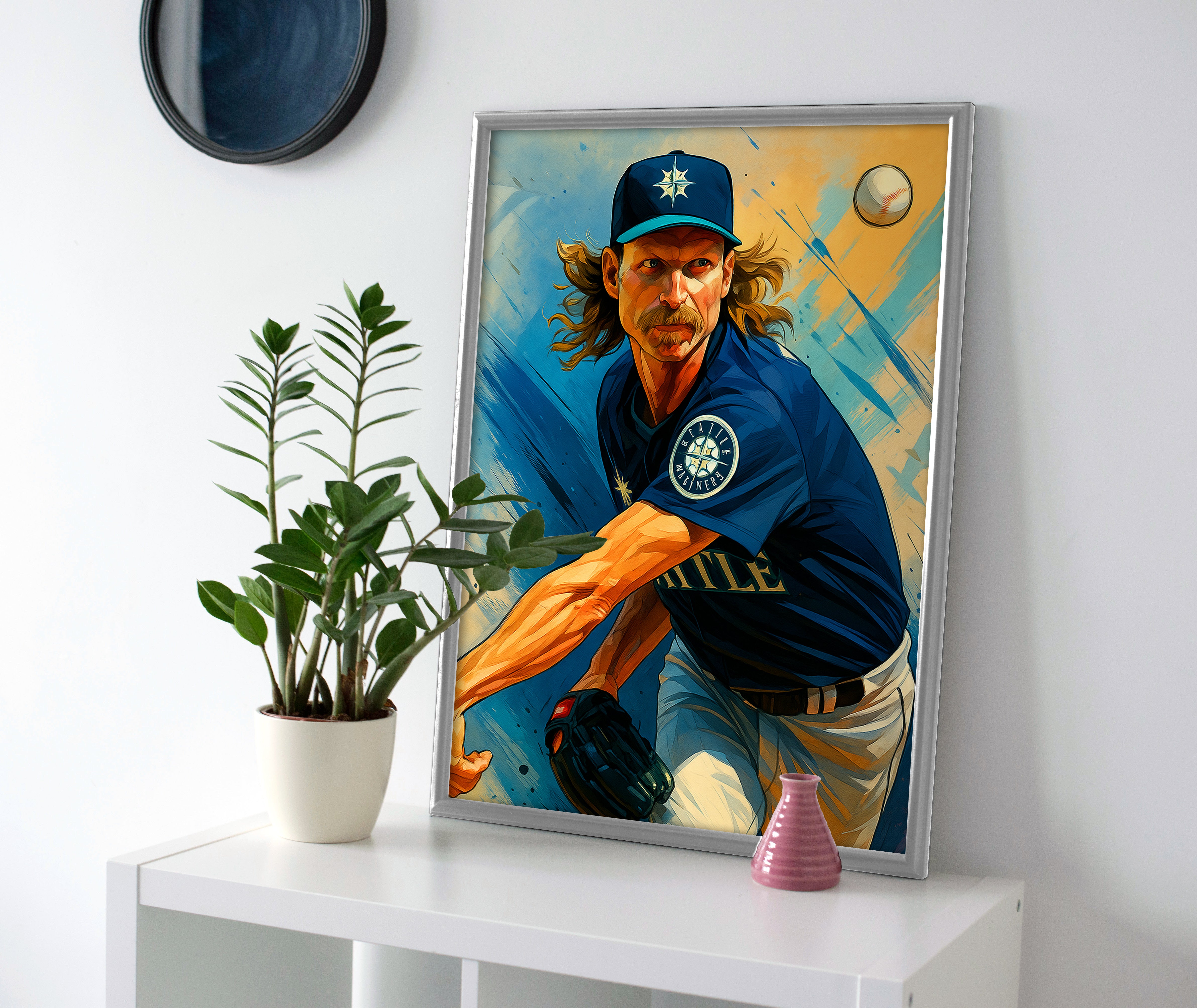 Randy Johnson poster canvas painting wall art print decor