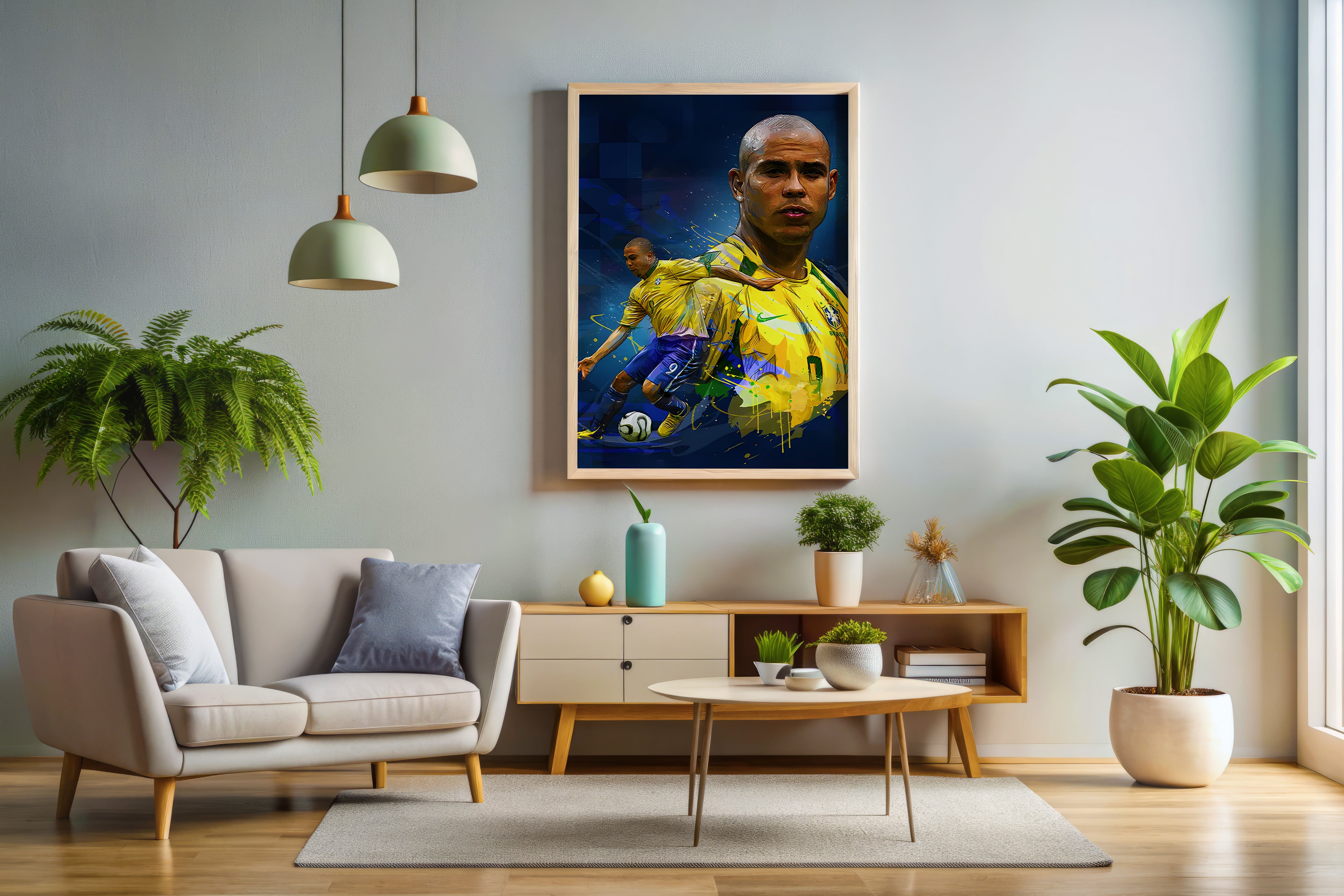 Ronaldo Poster or Canvas Wall Art print decor