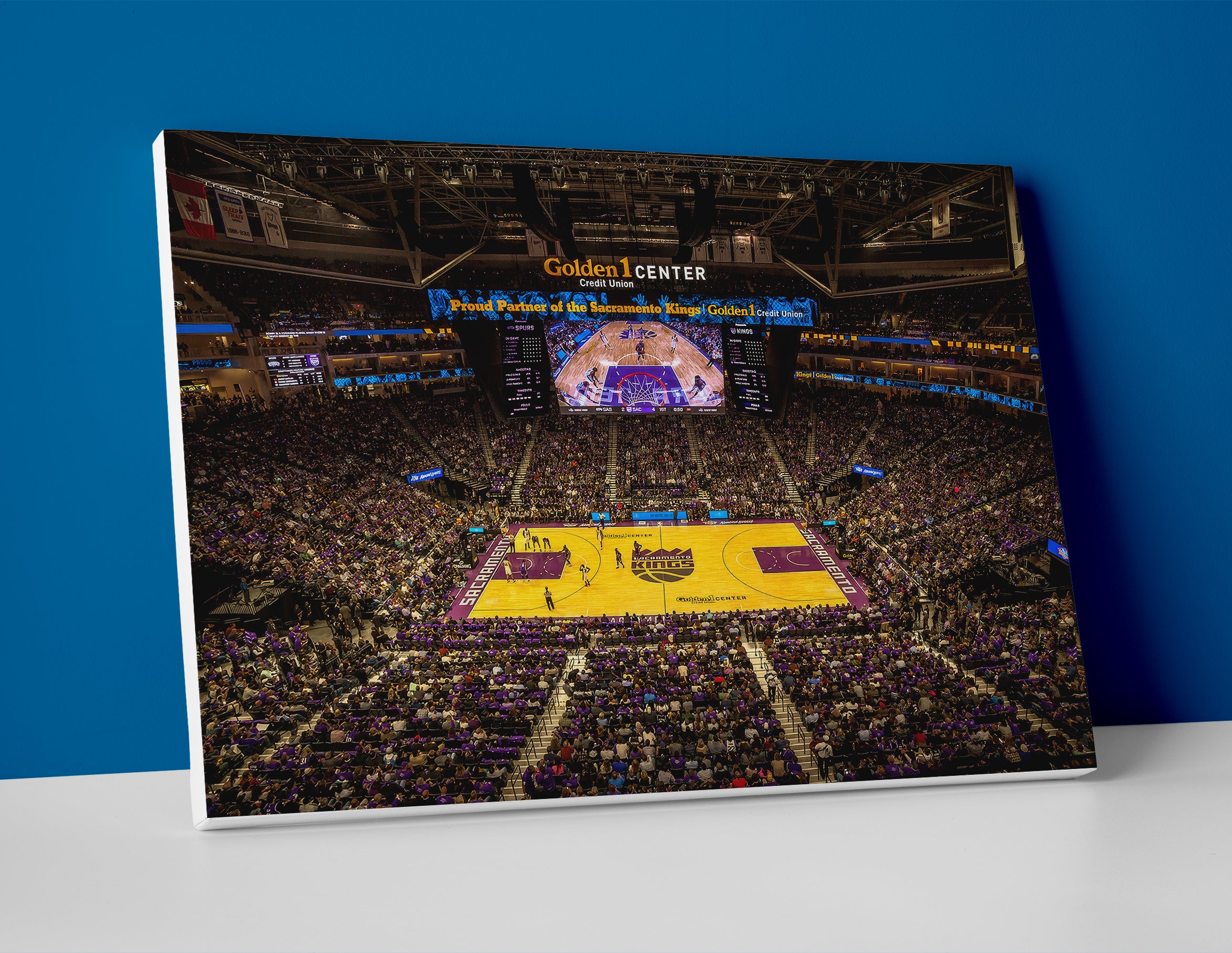 Sacramento Kings Arena Poster or Canvas Wall Art