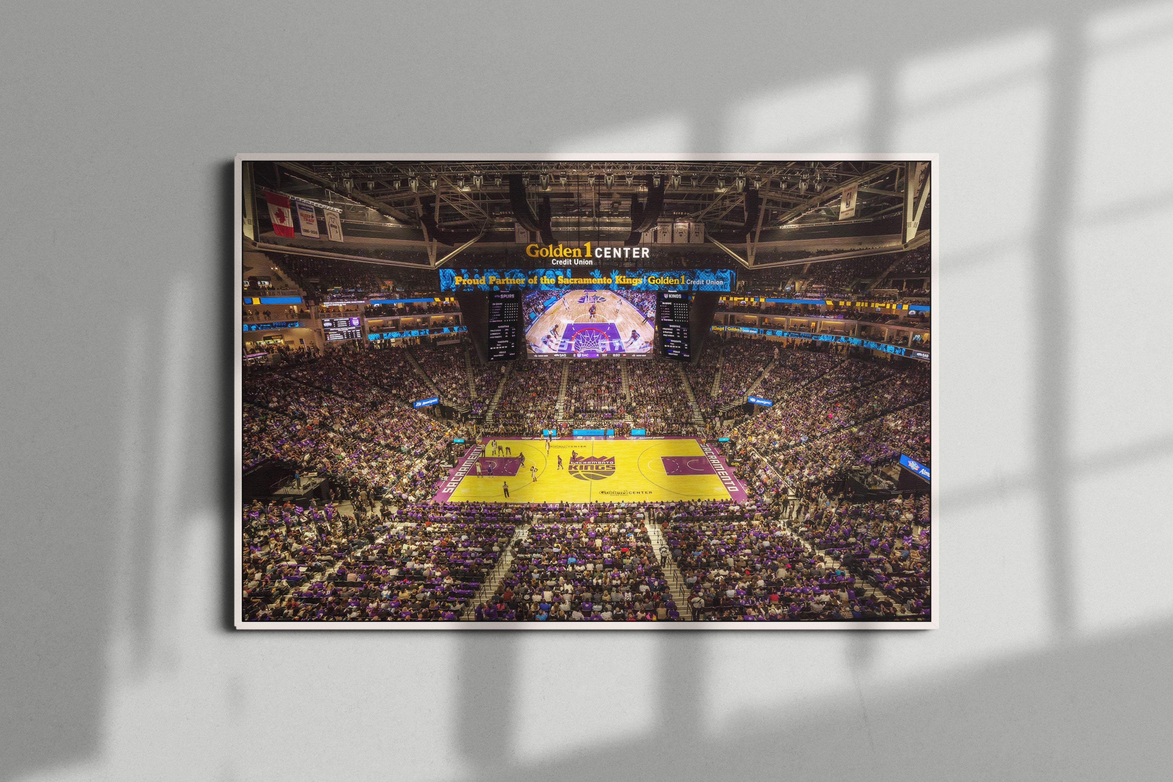 Sacramento Kings Arena Poster or Canvas Wall Art print