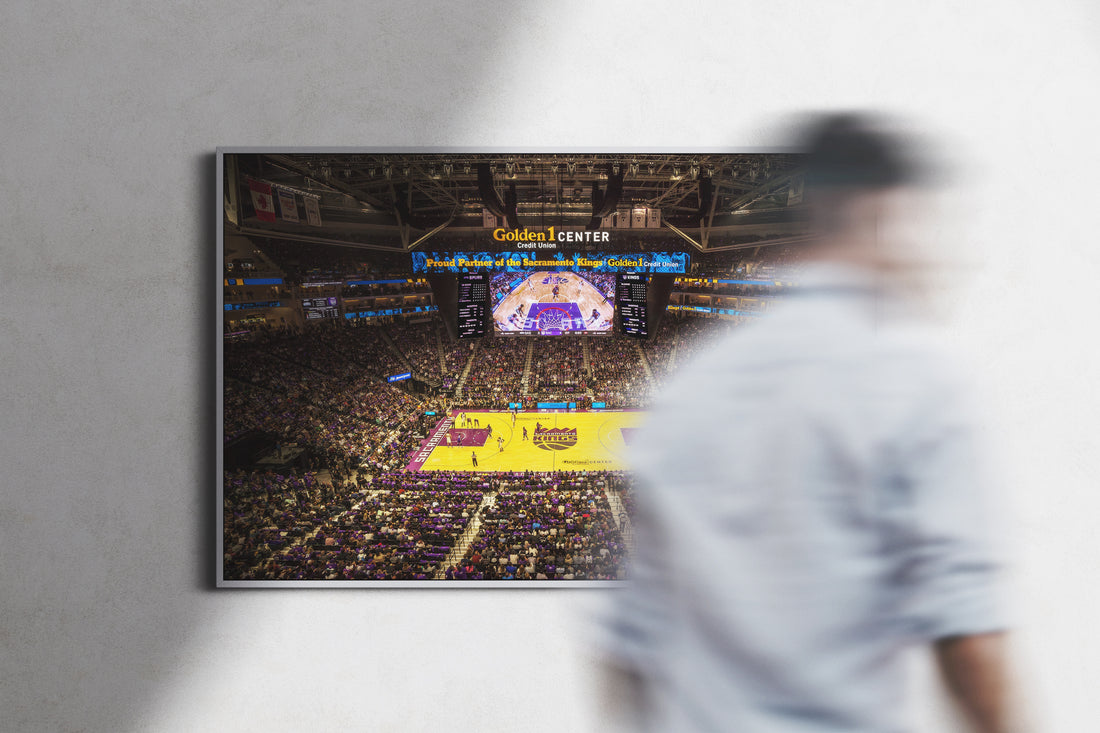 Sacramento Kings Arena Poster or Canvas Wall Art print decor