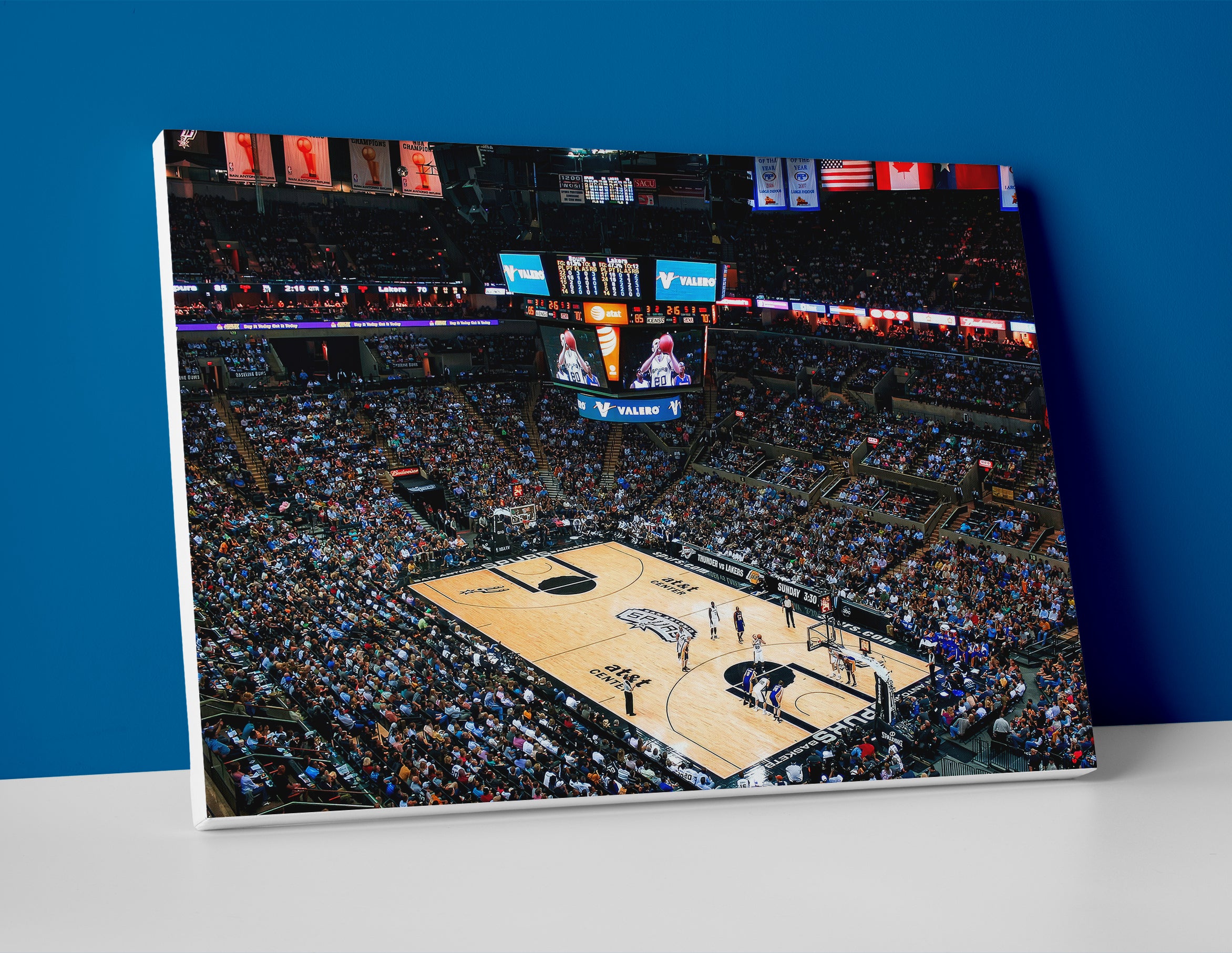 San Antonio Spurs Arena Poster or Canvas Wall Art