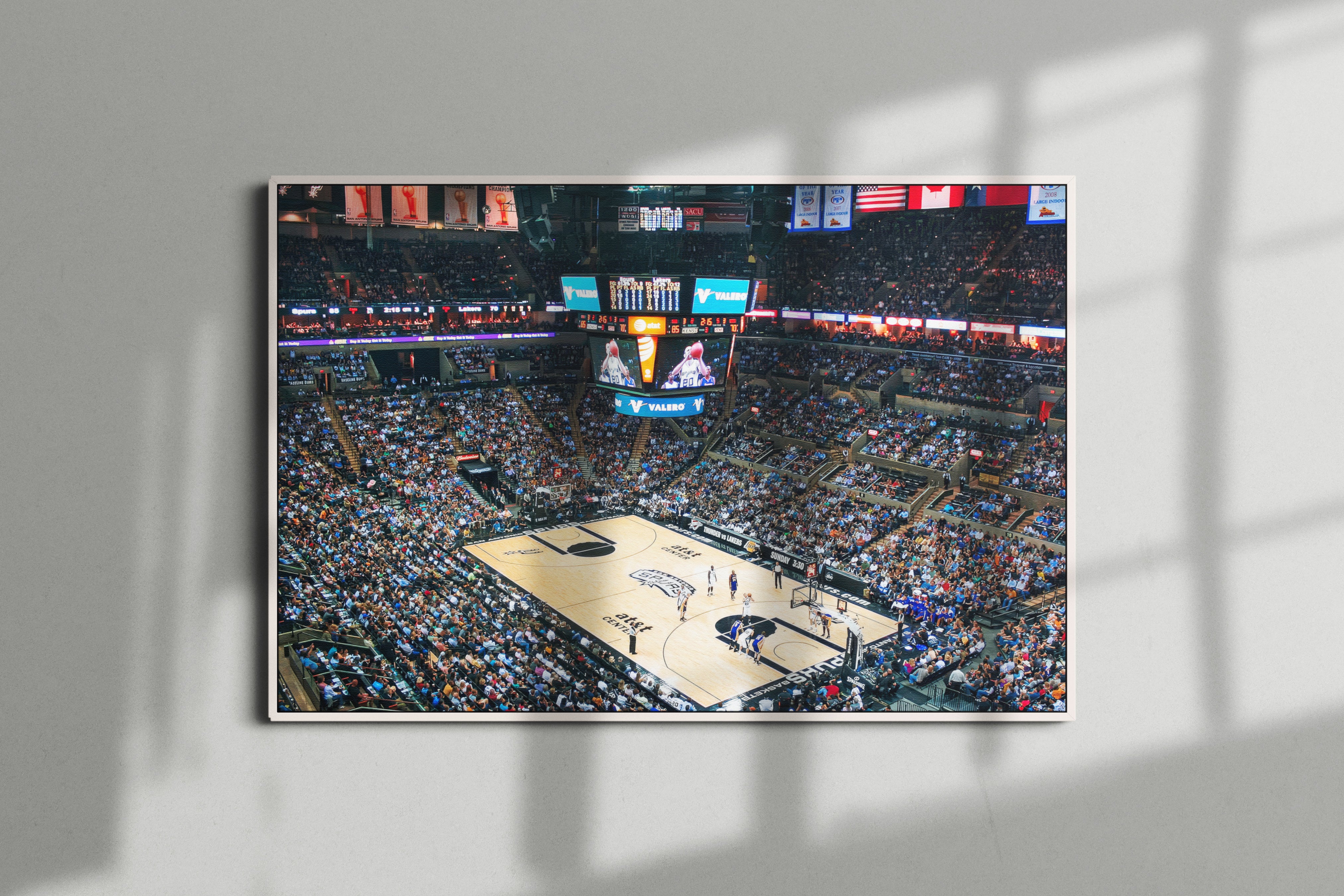 San Antonio Spurs Arena Poster or Canvas Wall Art print