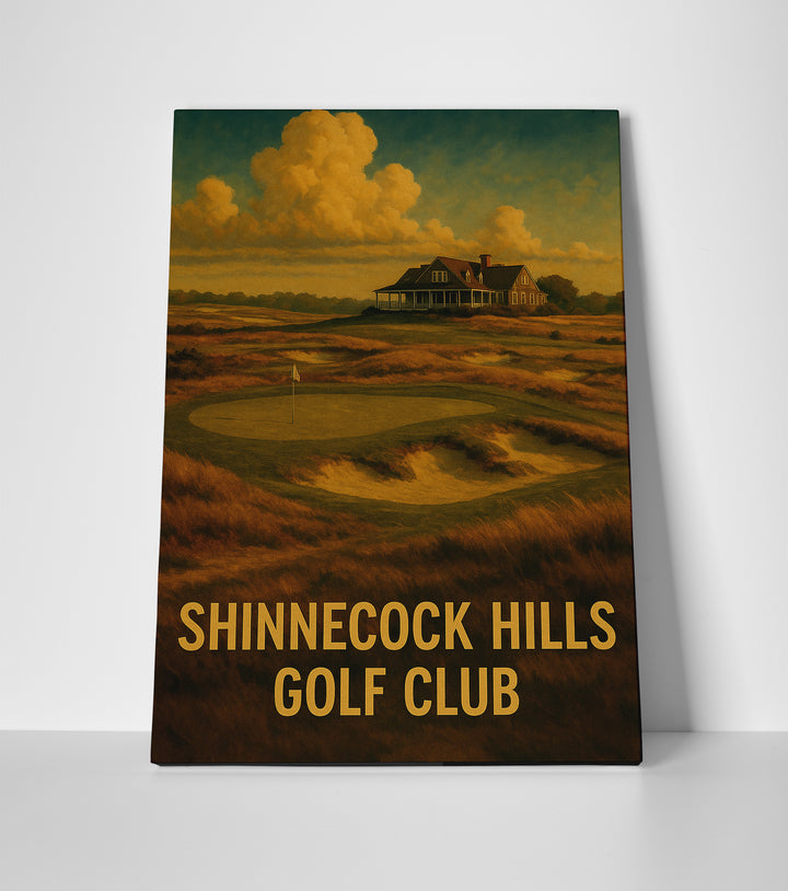 Shinnecock Hills Golf Club Poster canvas wall art print decor