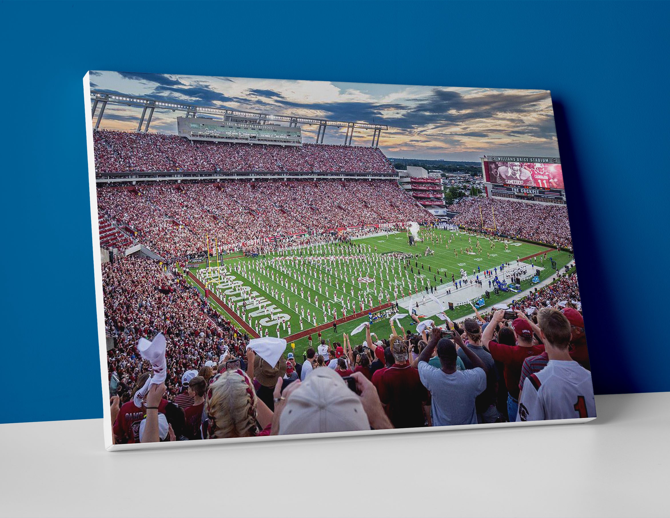 South Carolina football stadium poster canvas wall art