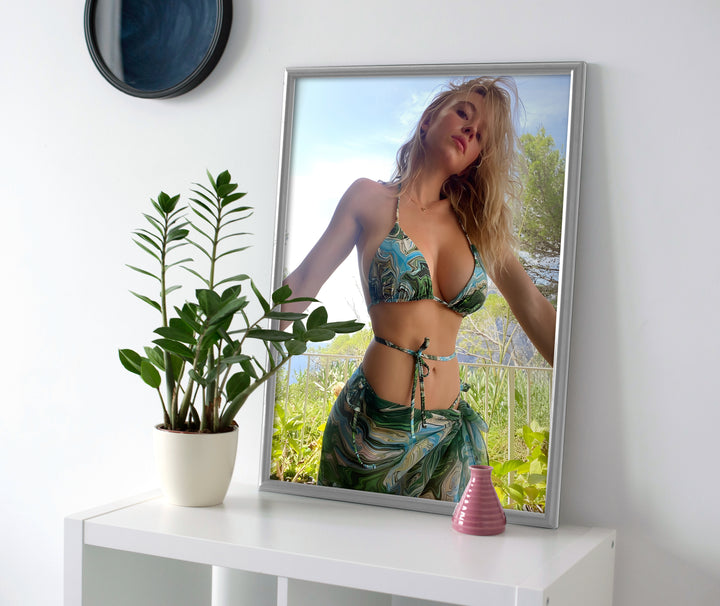 Sydney Sweeney Hot Poster canvas wall art print