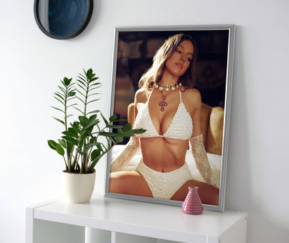 Sydney Sweeney poster canvas wall art print