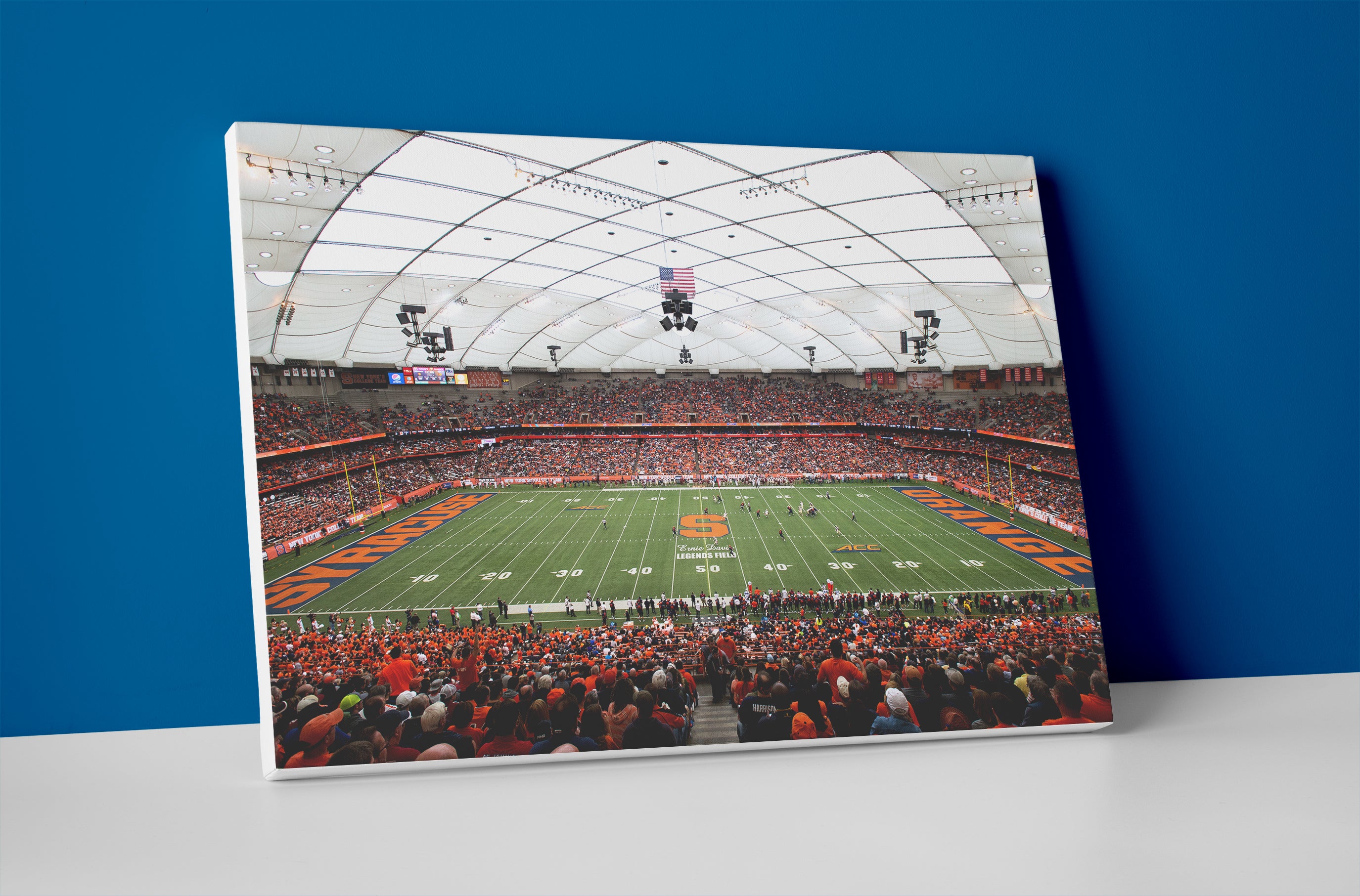 Syracuse football stadium poster canvas