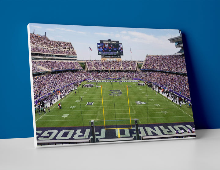 TCU football stadium poster canvas wall art print decor
