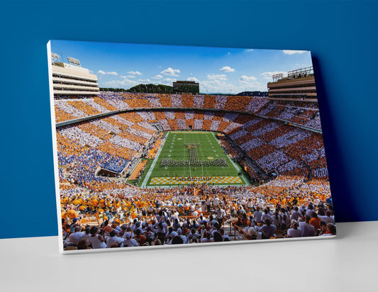 Tennessee Volunteers football stadium poster canvas wall art