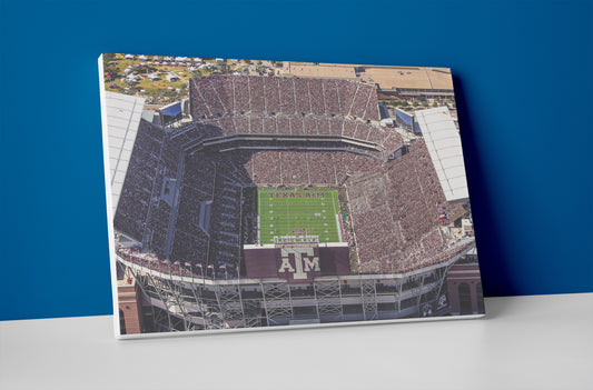 Texas A&M football stadium poster canvas