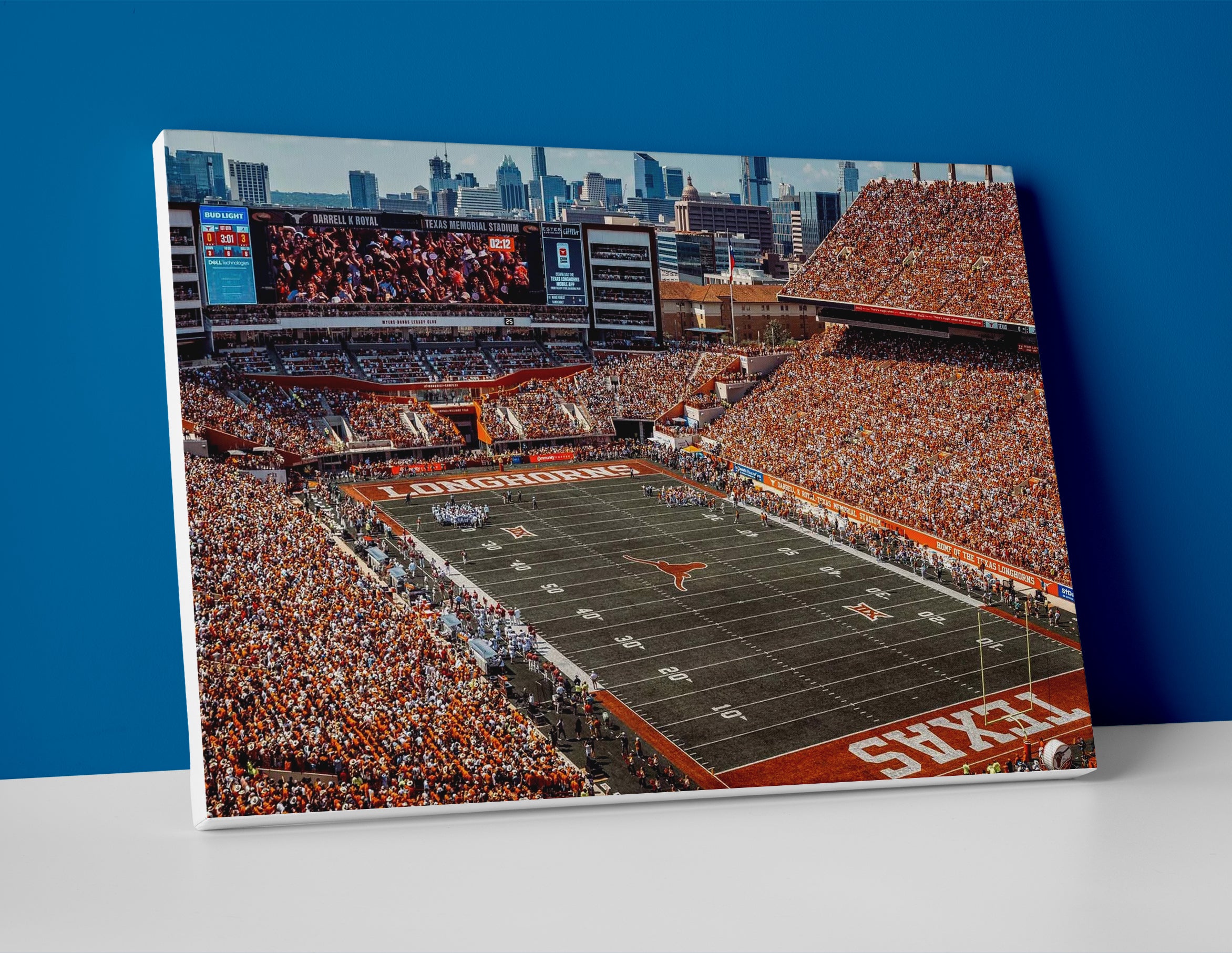 Texas football stadium poster canvas wall art