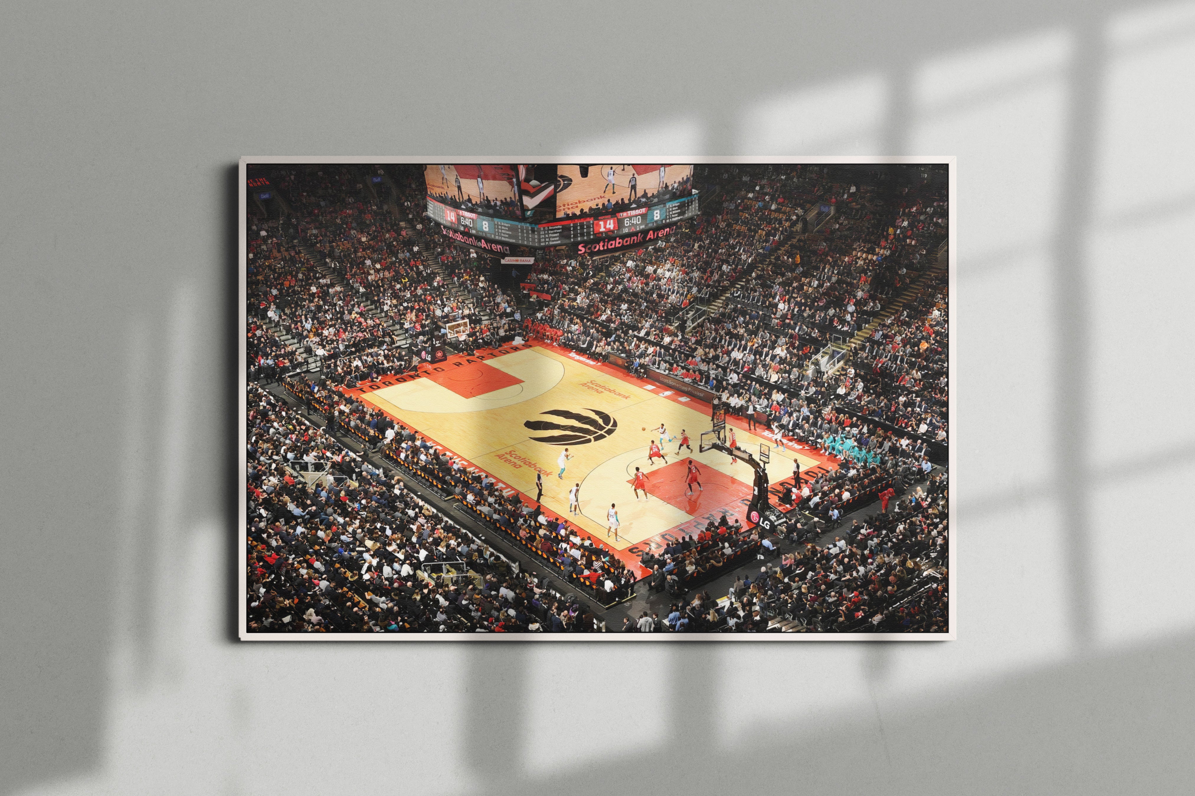 Toronto Raptors Arena Poster or Canvas Wall Art print
