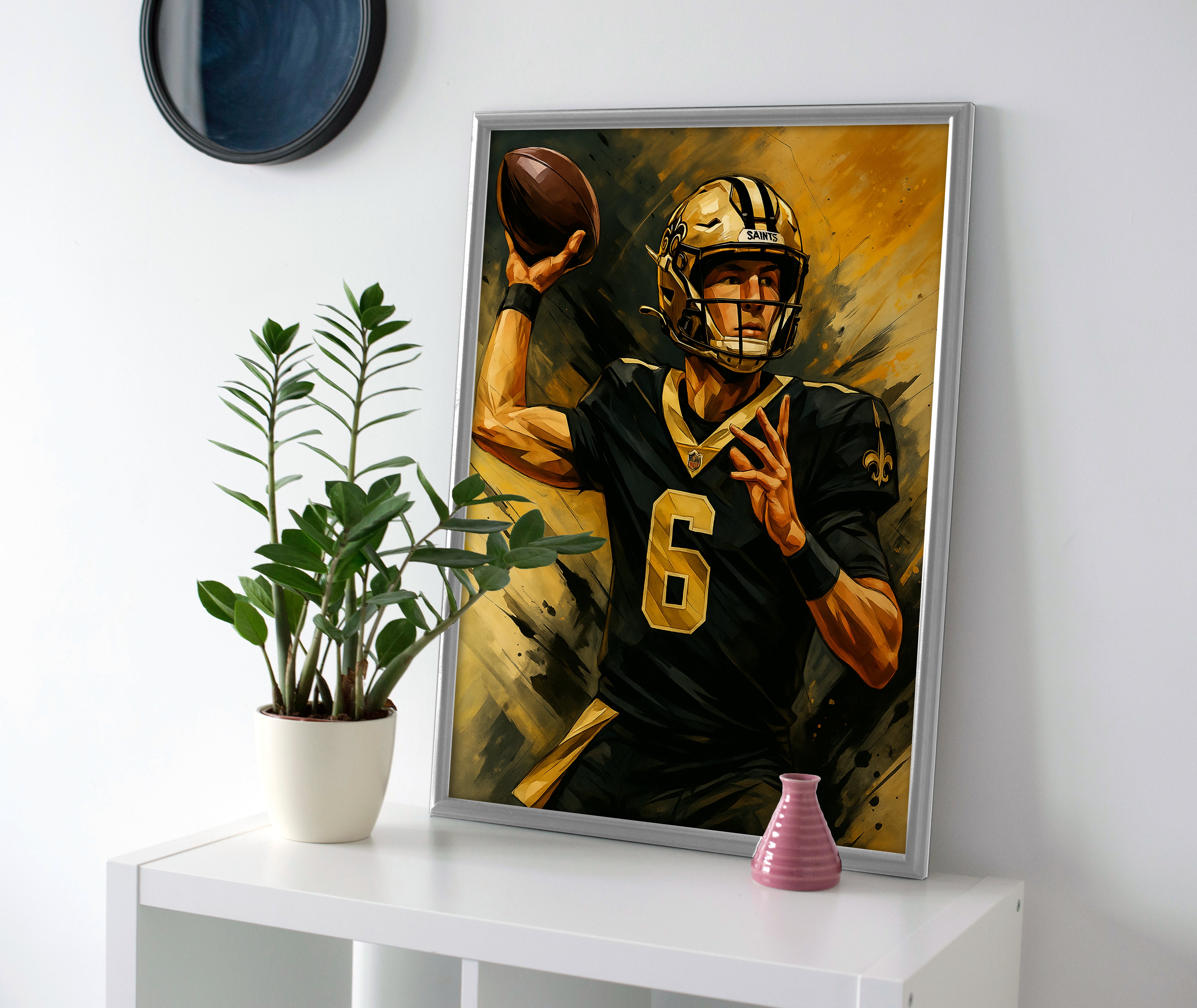 Tyler Shough poster canvas painting saints wall art print decor