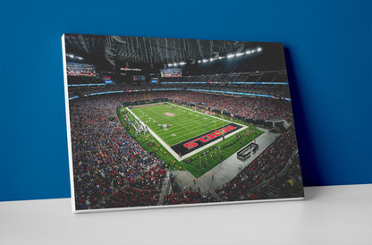 UNLV football stadium poster canvas