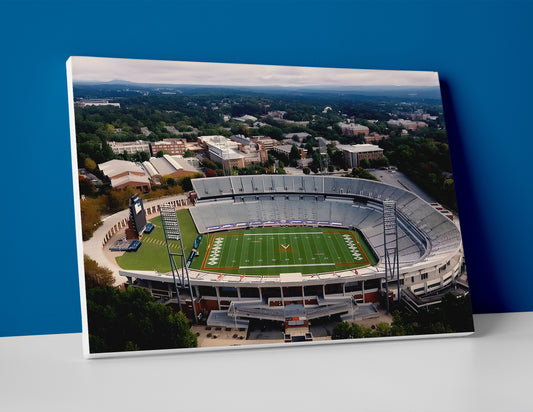 UVA football stadium poster canvas wall art