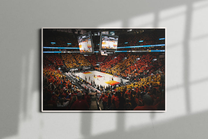 Utah Jazz Arena Poster or Canvas Wall Art print