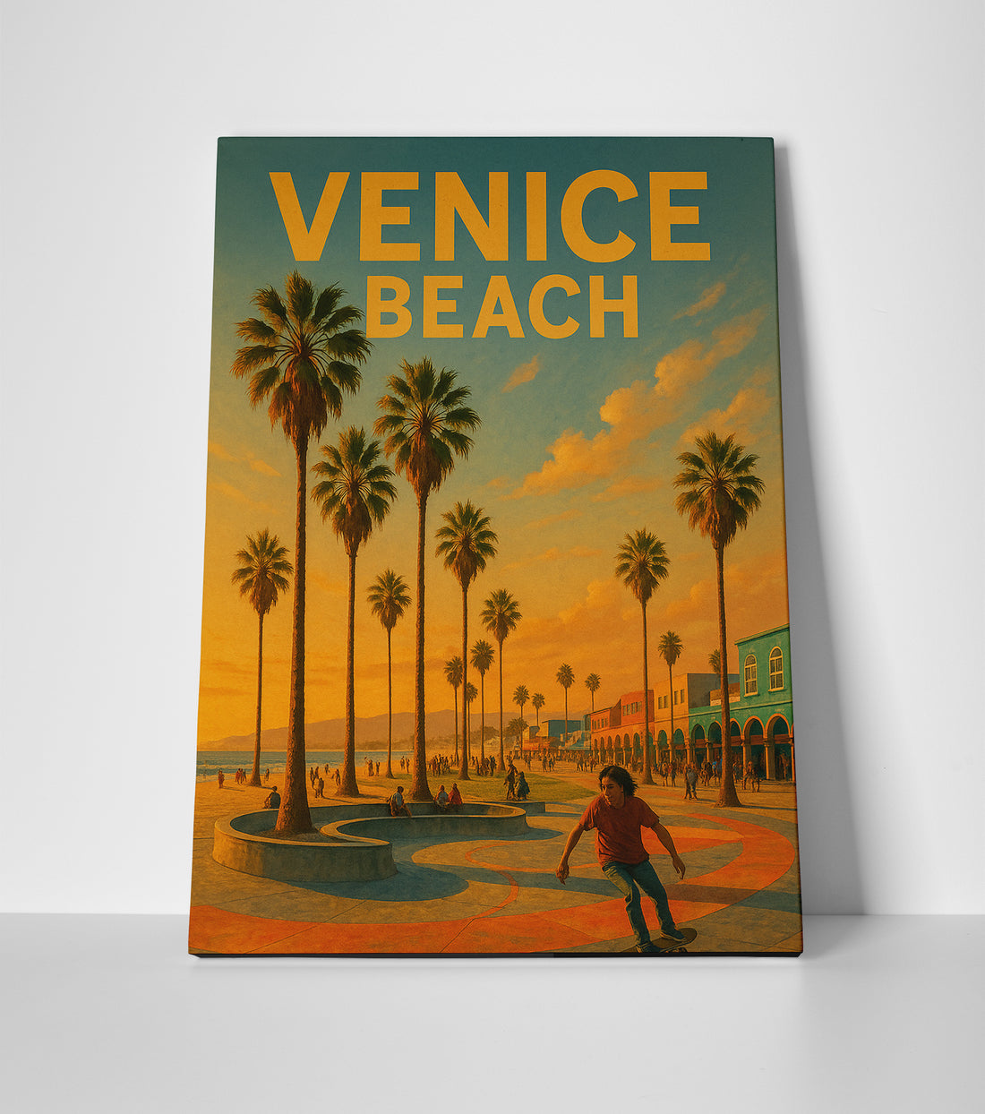 Venice Beach poster canvas wall art decor print