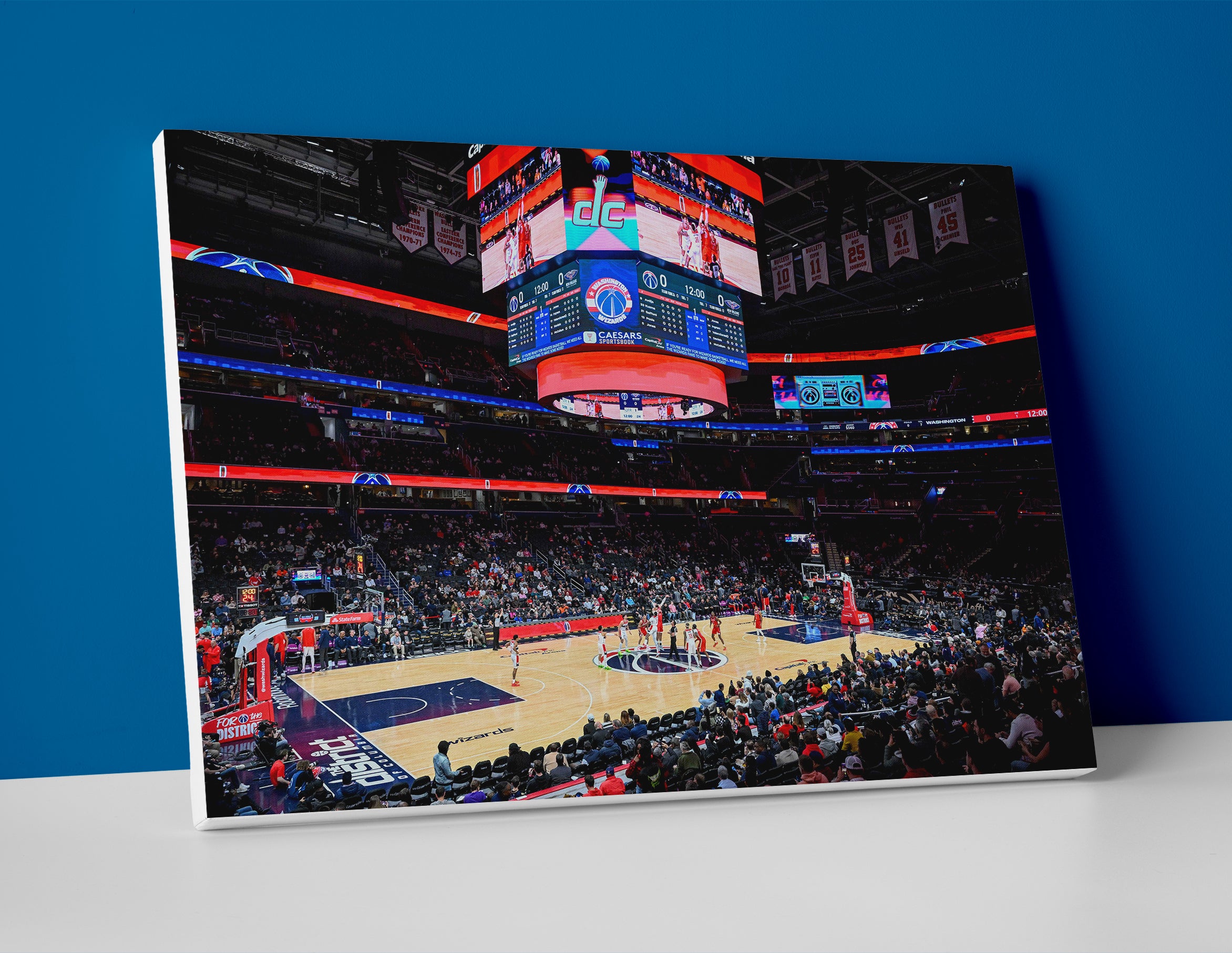 Washington Wizards Arena Poster or Canvas Wall Art