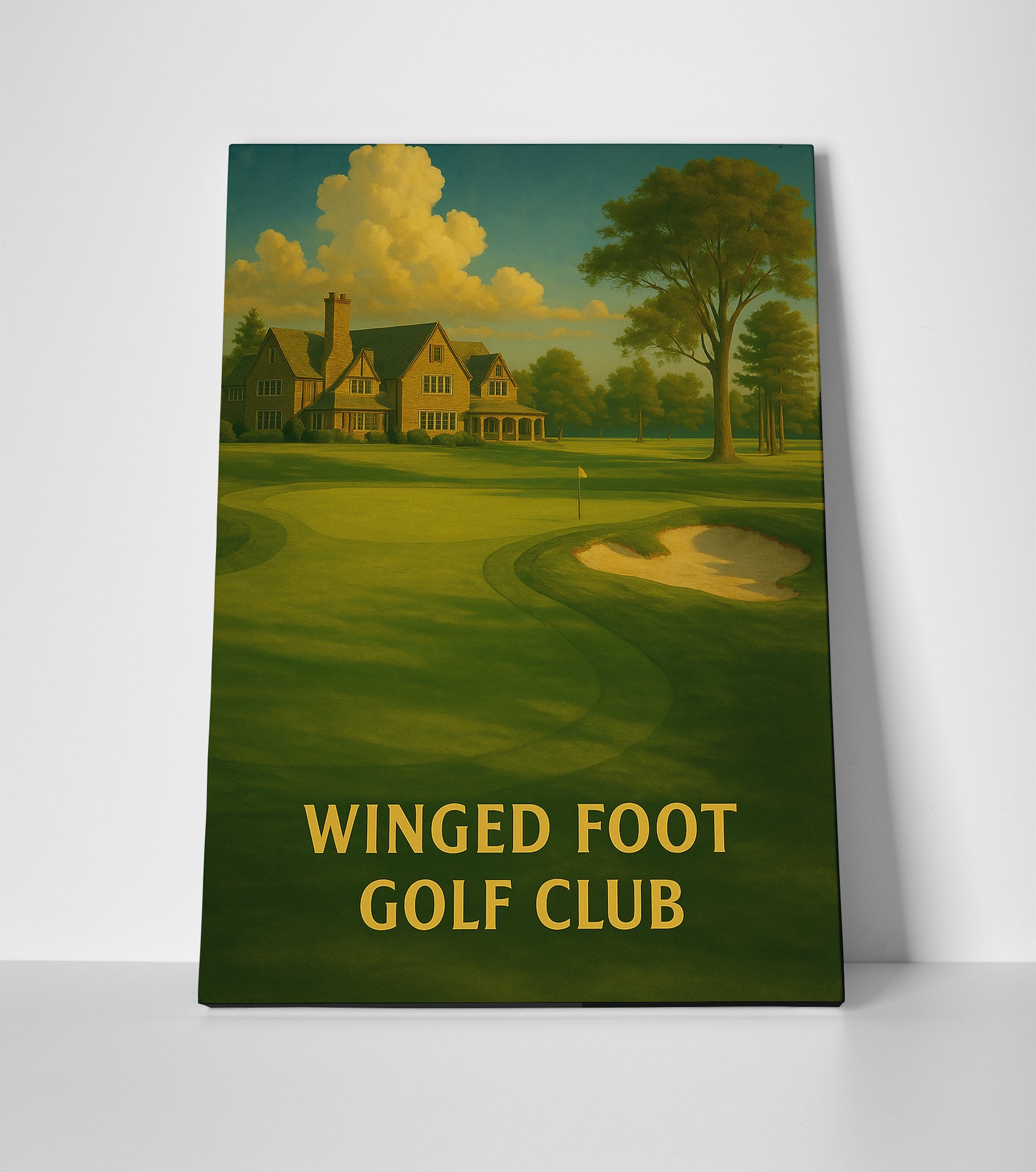 Winged Foot Golf Club Poster canvas wall art print decor