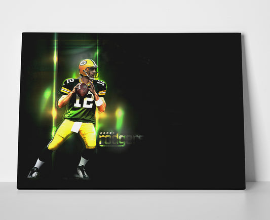 Aaron Rodgers Packers Poster or Wrapped Canvas - Player Season