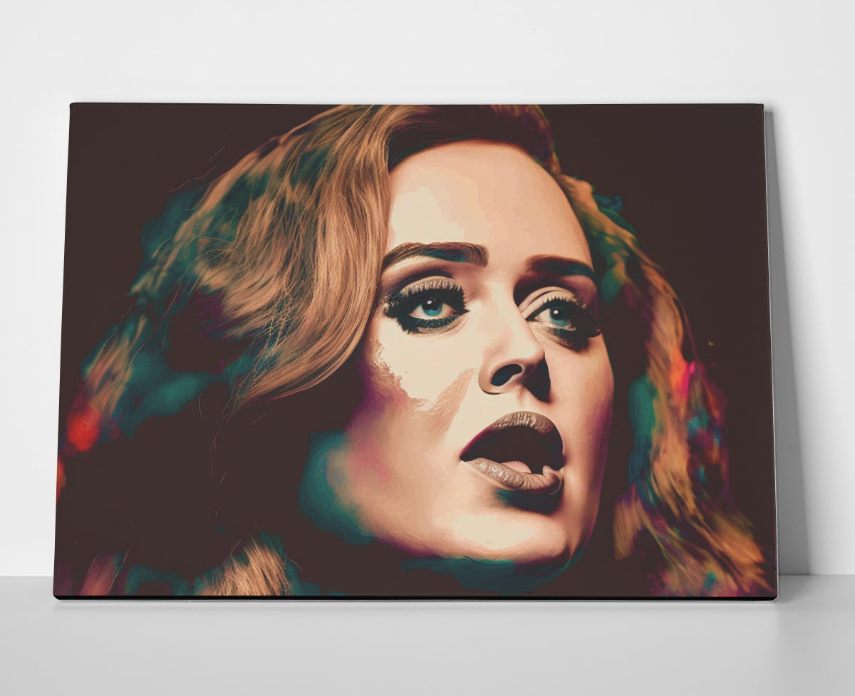 Adele Painting Poster or Wrapped Canvas
