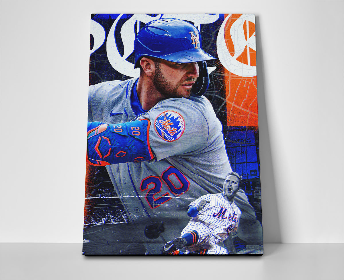 Pete Alonso Mets Poster canvas
