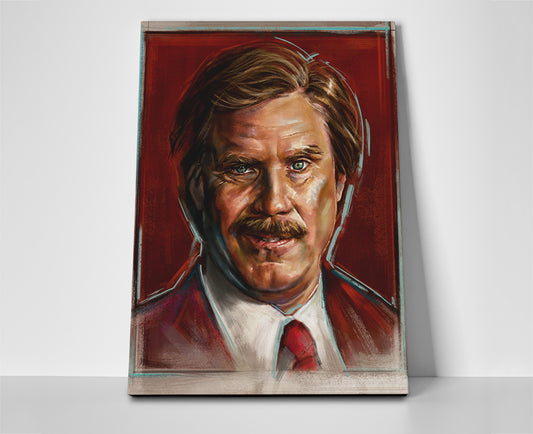 Ron Burgundy Painting Poster canvas