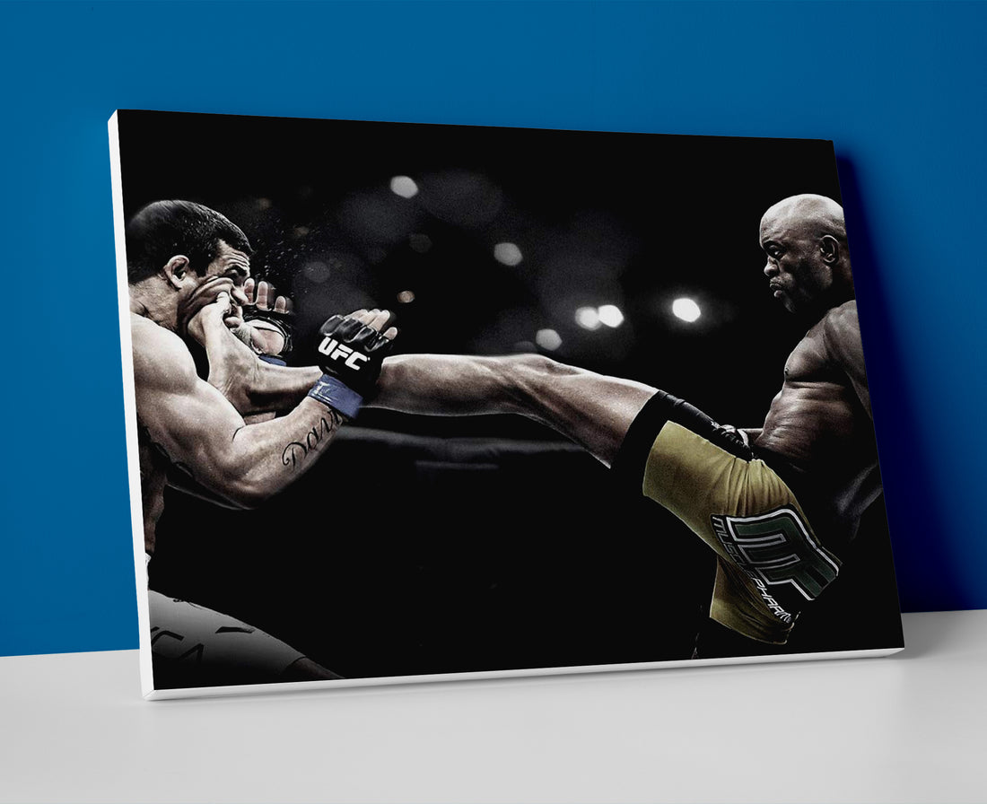 anderson silva poster canvas wall art ufc painting artwork