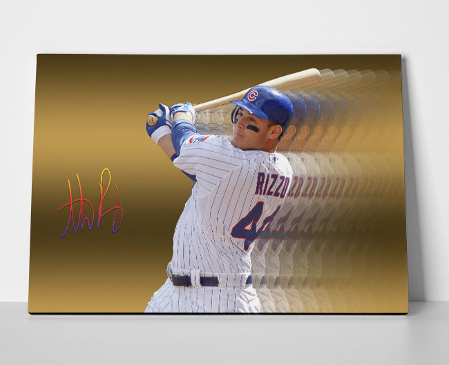 Anthony Rizzo Cubs Poster or Wrapped Canvas - Player Season