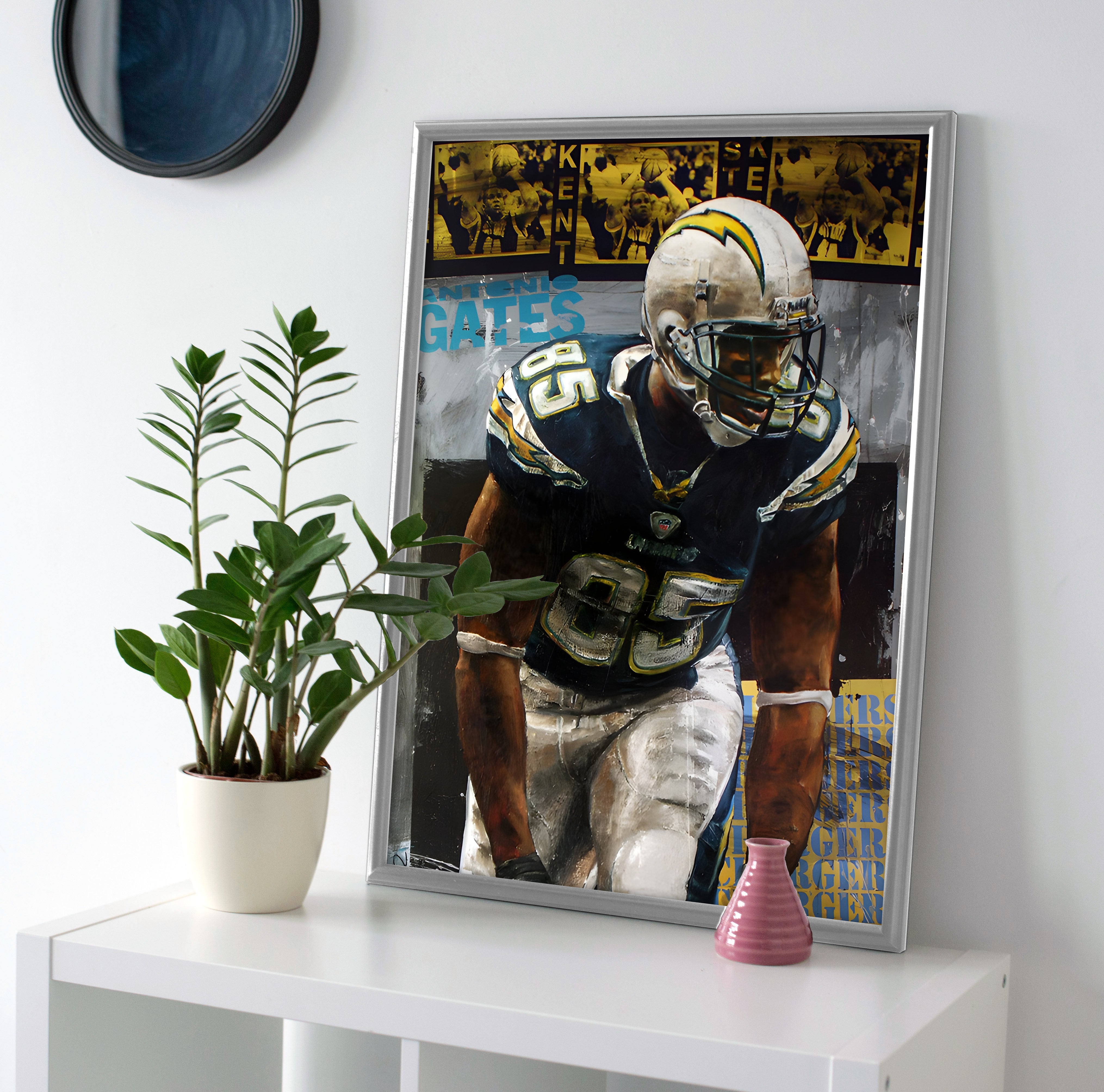 Antonio Gates Painting Poster or Canvas Wall Art