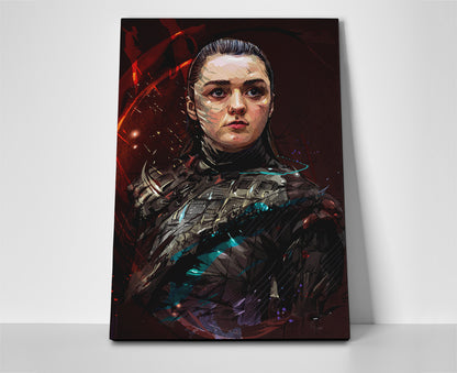 Arya Stark Poster or Wrapped Canvas
