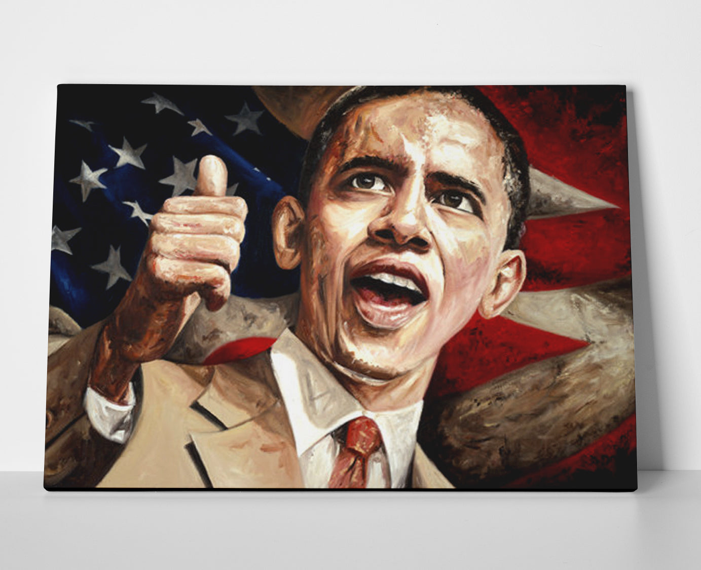 Barack Obama Poster or Wrapped Canvas - Player Season