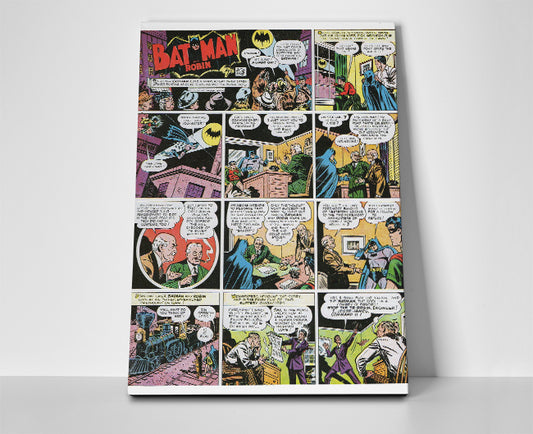 Batman Robin Comic Poster or Wrapped Canvas - Player Season