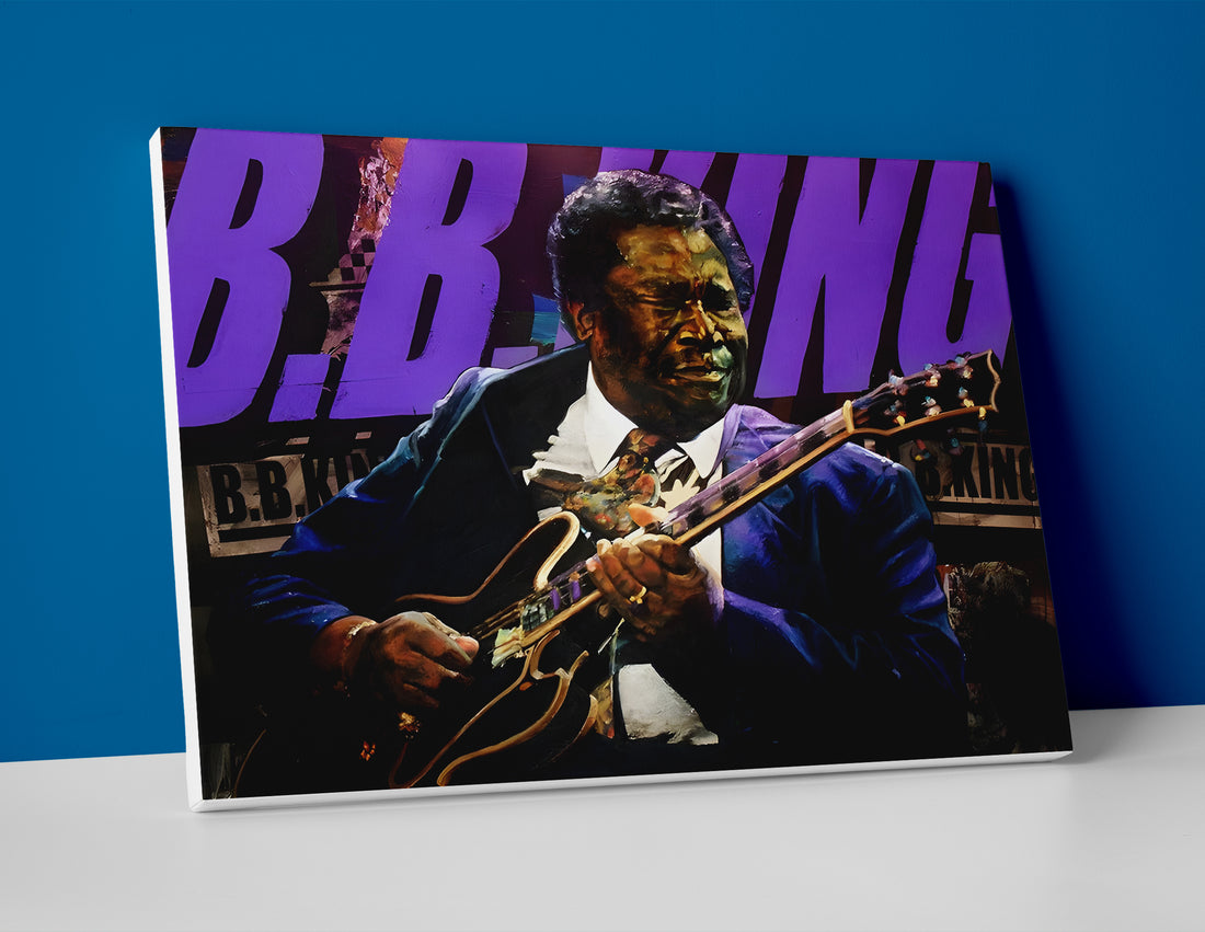 BB King Painting Poster or Canvas Wall Art
