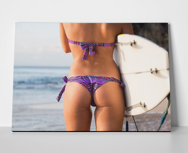 Beach Girl Thong Poster or Wrapped Canvas - Player Season