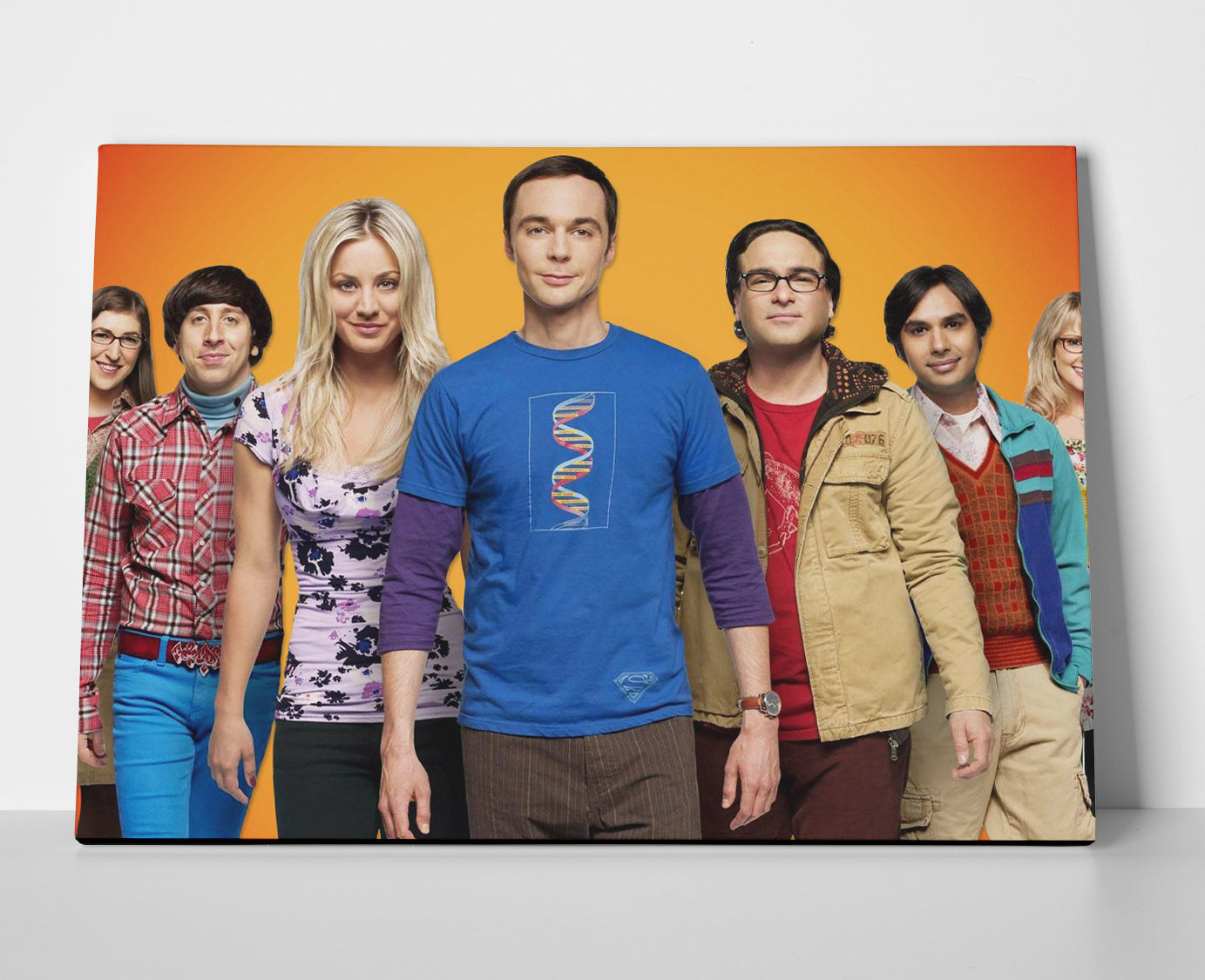 Big Bang Theory Poster or Wrapped Canvas - Player Season