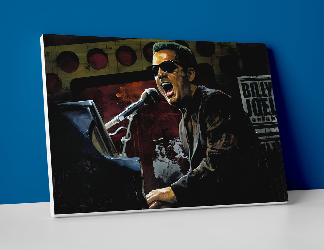 Billy Joel Painting Poster or Canvas Wall Art