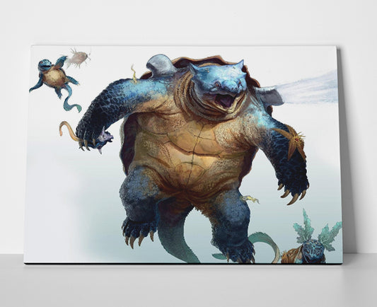 Blastoise Pokemon Poster or Wrapped Canvas - Player Season