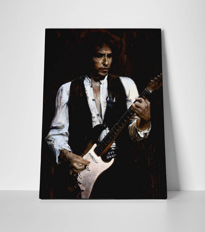 Bob Dylan Painting Poster or Canvas Wall Art