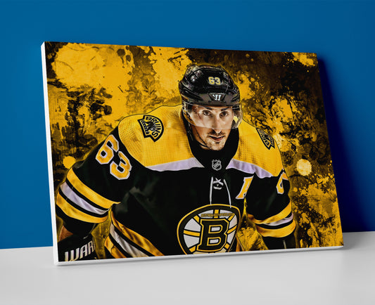 brad marchand poster canvas hockey wall art bruins