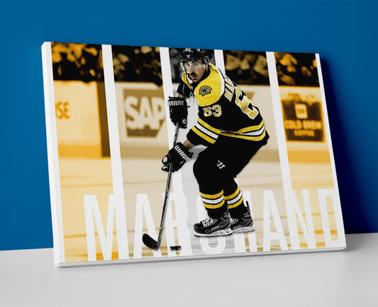 brad marchand poster canvas bruines wall art hockey