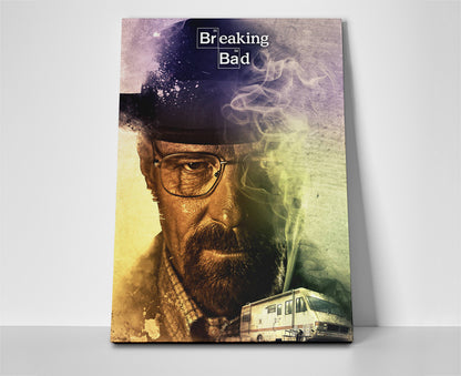 breaking bad poster canvas walter white wall art artwork