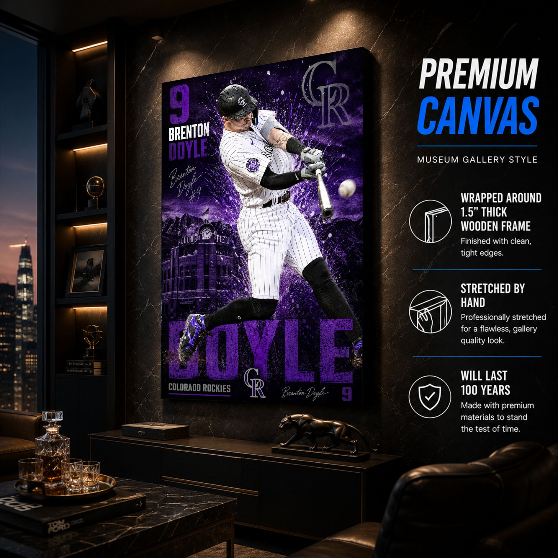Brenton Doyle Rockies Poster or Canvas Wall Art