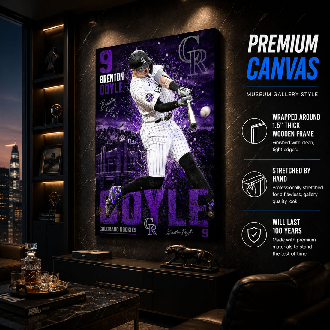 Brenton Doyle Rockies Poster or Canvas Wall Art