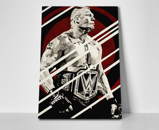 Brock Lesnar poster canvas wall art