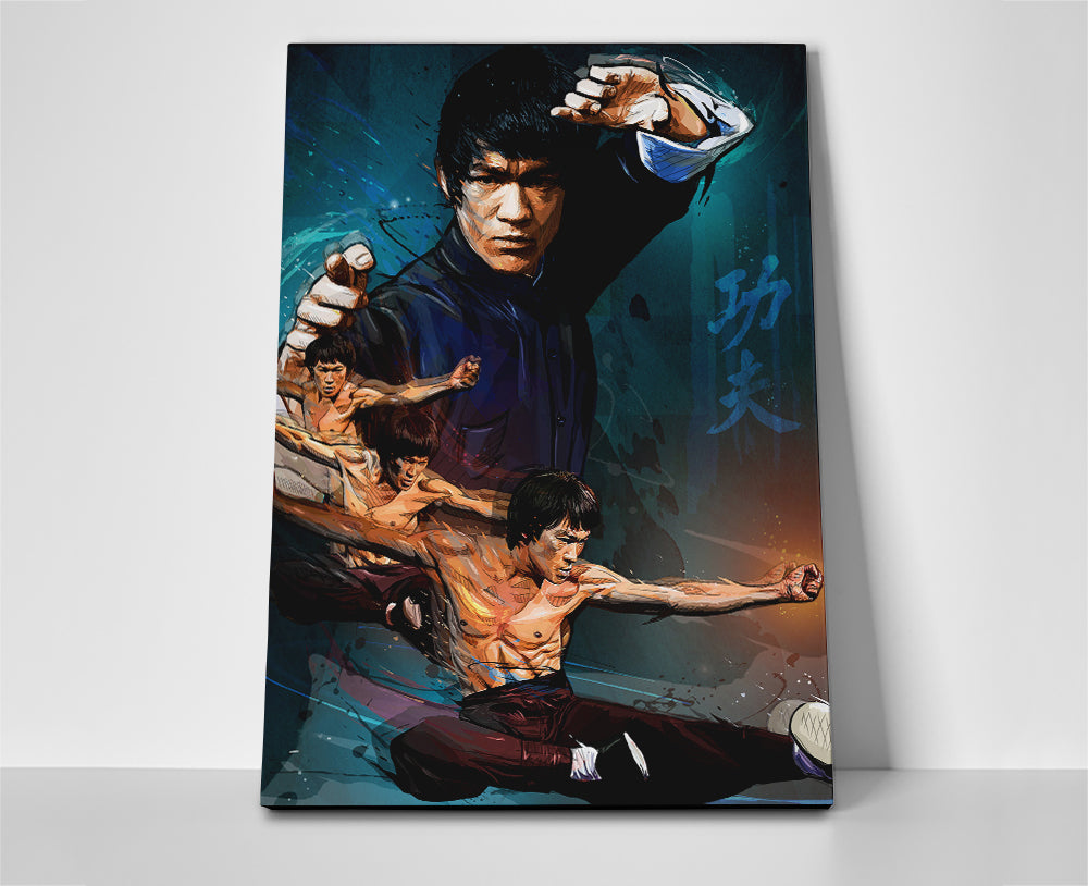 bruce lee poster canvas wall art painting artwork