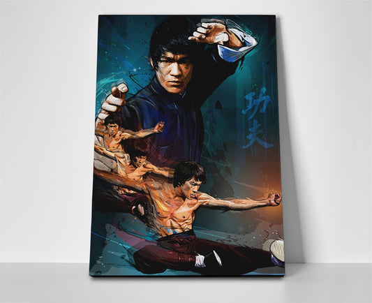 bruce lee poster canvas wall art painting artwork