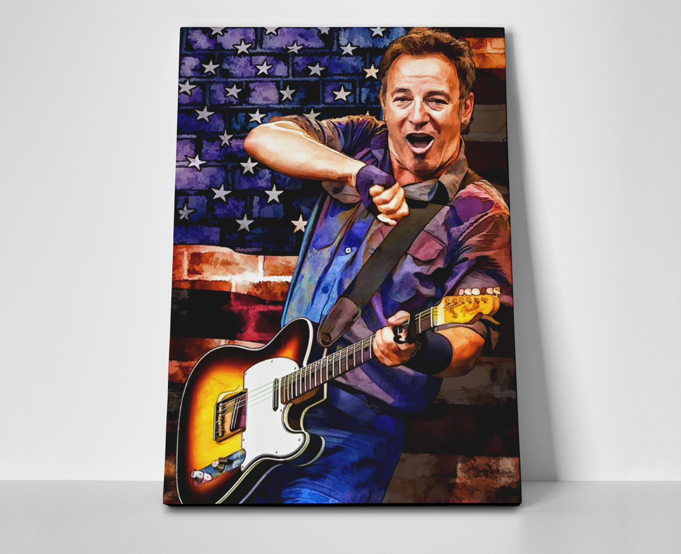 Bruce Springsteen Poster or Wrapped Canvas - Player Season