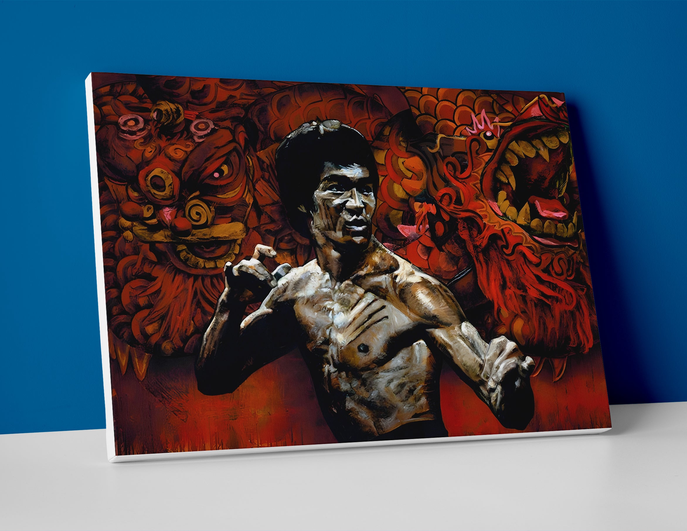 bruce lee painting